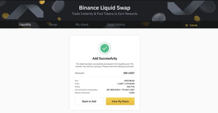 Binance Liquid Swap poradnik