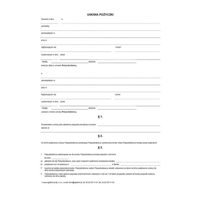 Czy umowa pożyczki jest niezbędna do deklaracji PCC-3? Sprawdź, co musisz wiedzieć!