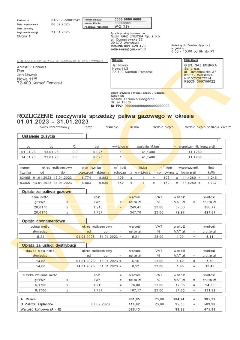 Różnice prawne faktura umowa