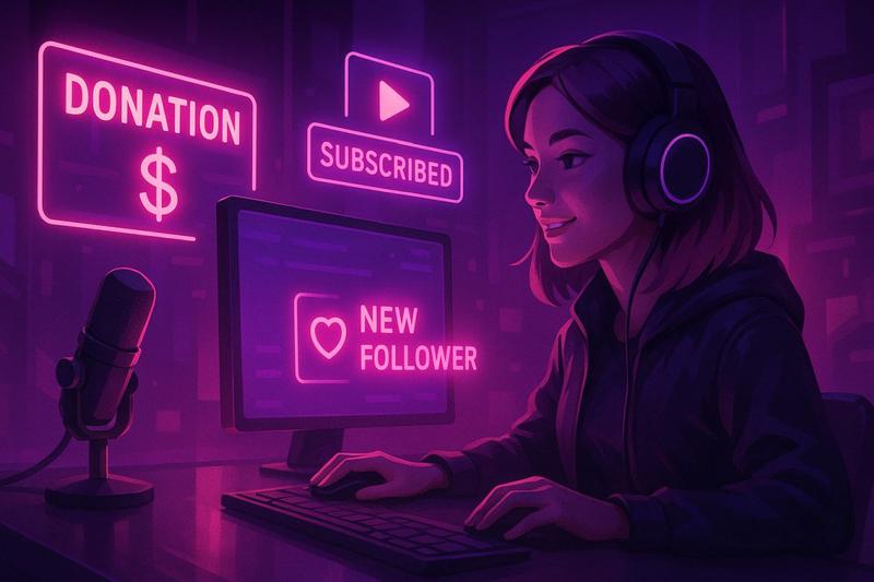 Źródła dochodów streamerów