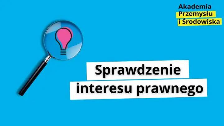 Interes prawny w postępowaniu
