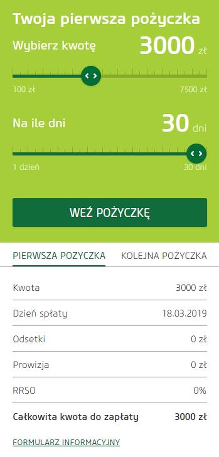 Przedłużenie pożyczki Vivus