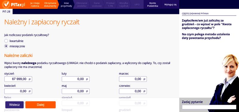 Ryczałt od przychodów