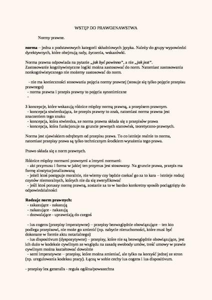 Znaczenie normy prawnej