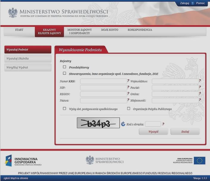Pobieranie sprawozdań finansowych
