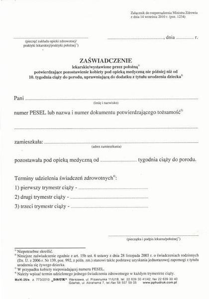 Becikowe dokumenty