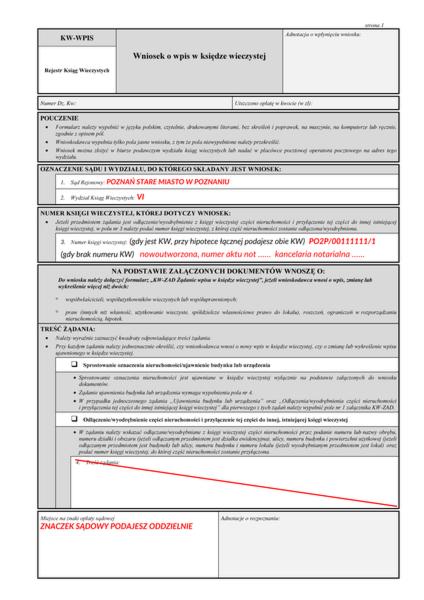 Proces wpisu hipoteki