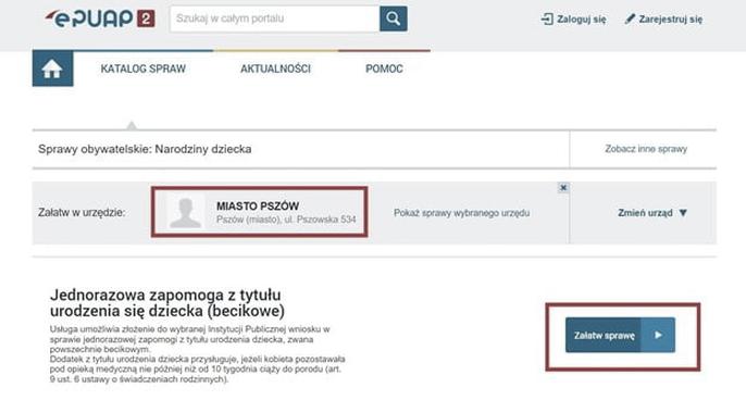 Wymagania na becikowe