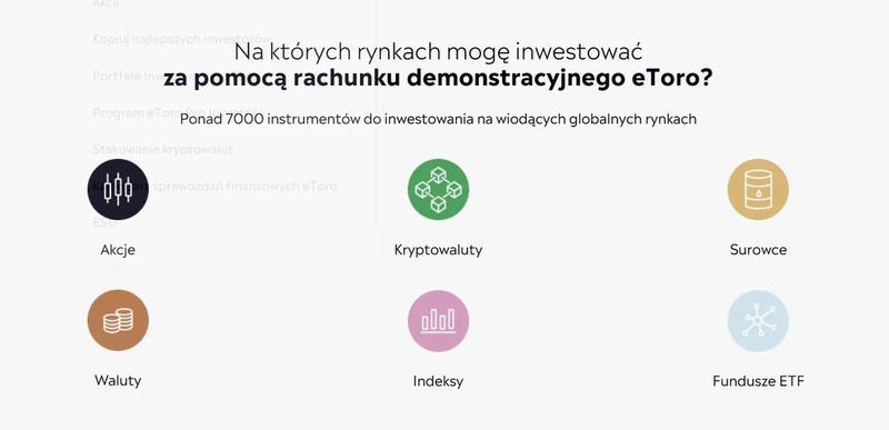 EToro i kryptowaluty