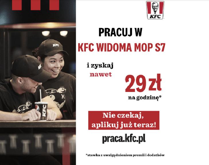 Zarobki w KFC