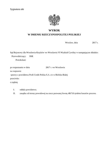 Podważenie umowy pożyczki